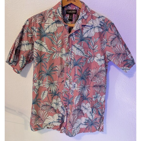 Other - Cooke Street hawaiian short sleeve shirt cotton Size Medium floral (702)
